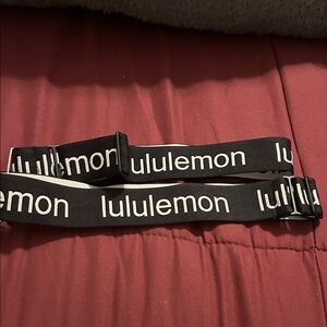 Lululemon Black and White Adjustable Strap
